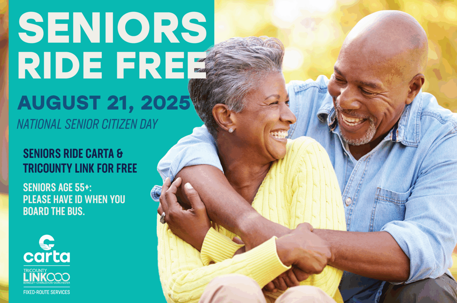 Seniors Ride Free: August 21st, 2025 - TriCounty Link